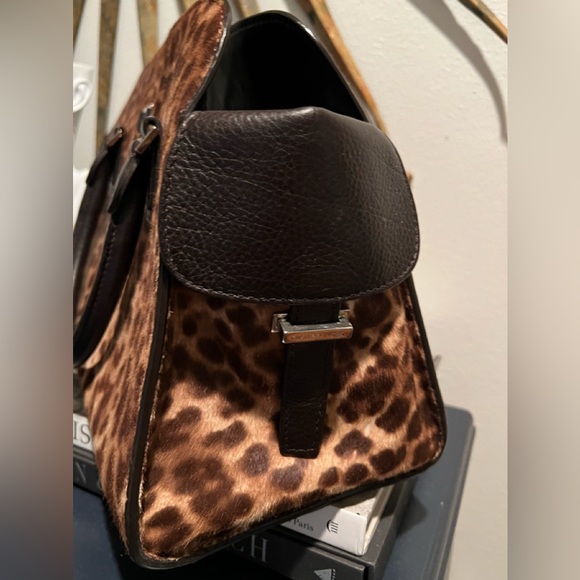 Leopard Cheetah Structured Michael Kors Handbag - Picture 2 of 2